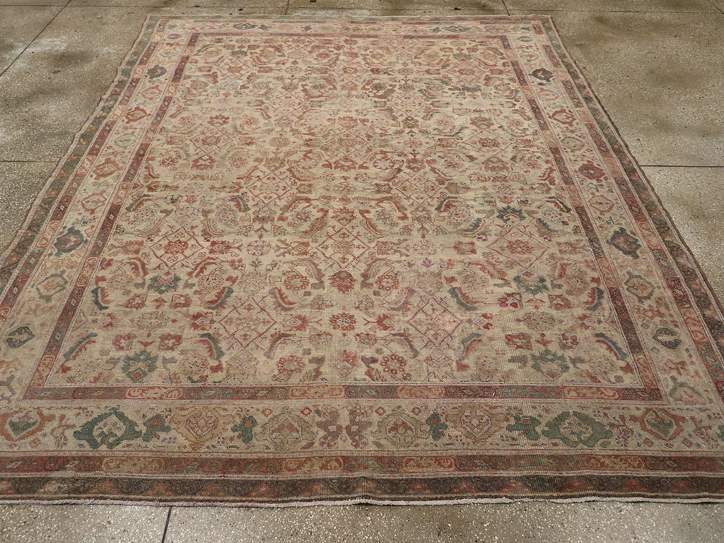 Vintage Indian Lahore Room Size Carpet, No.18710 - Staging