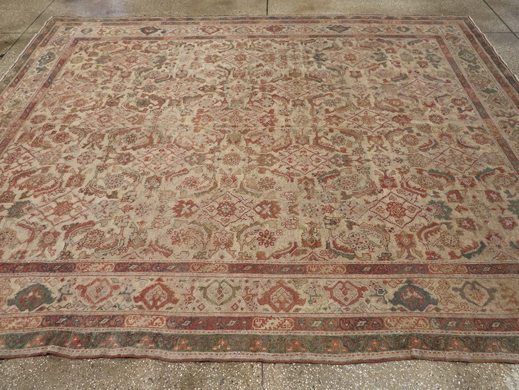 Vintage Indian Lahore Room Size Carpet, No.18710 - Staging