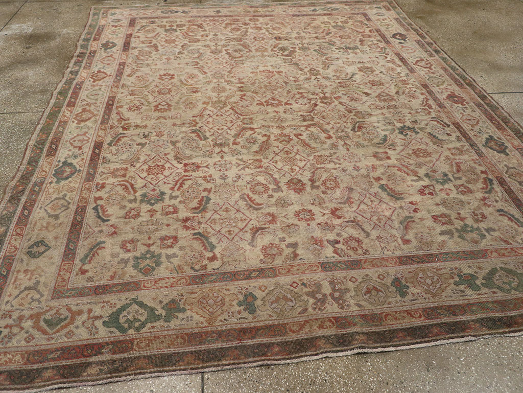 Vintage Indian Lahore Room Size Carpet, No.18710 - Staging