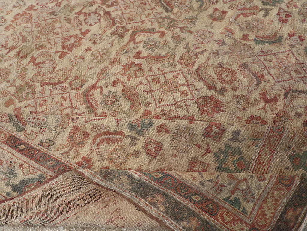 Vintage Indian Lahore Room Size Carpet, No.18710 - Staging