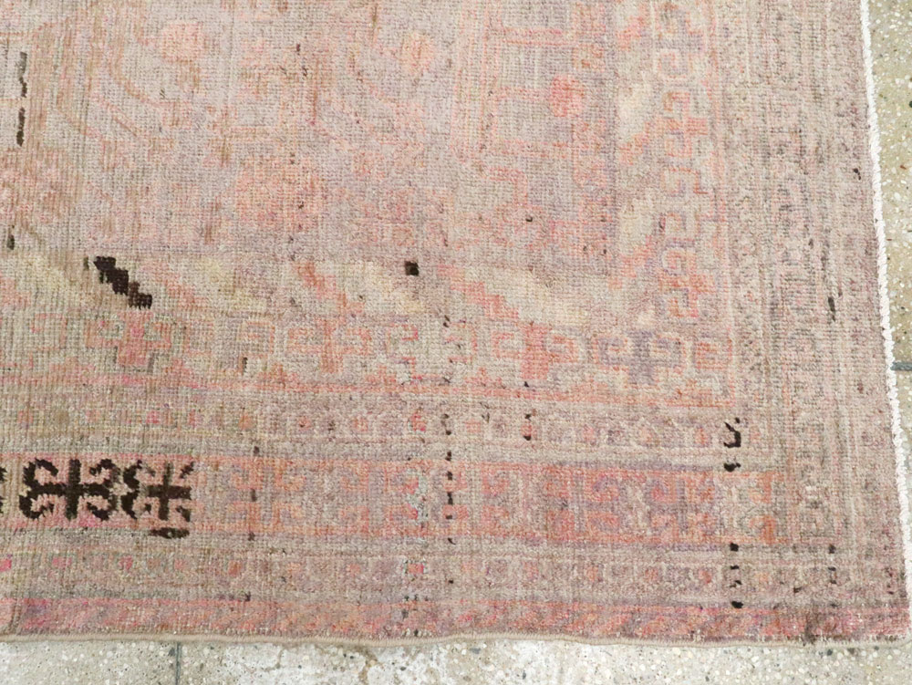 Vintage East Turkestan Khotan Rug, No.18718 - Staging