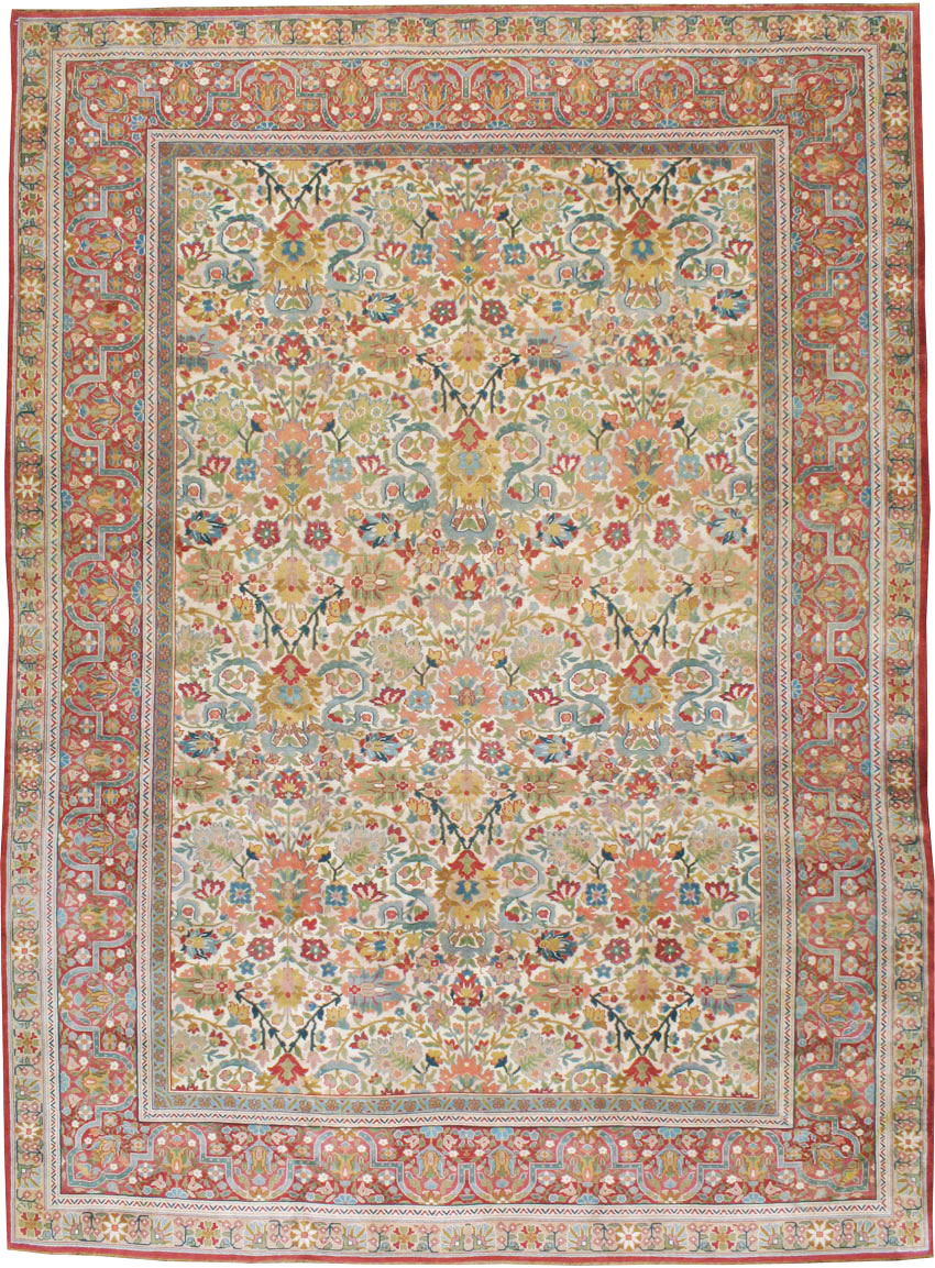 Antique Indian Lahore Carpet, No.18725 - Staging