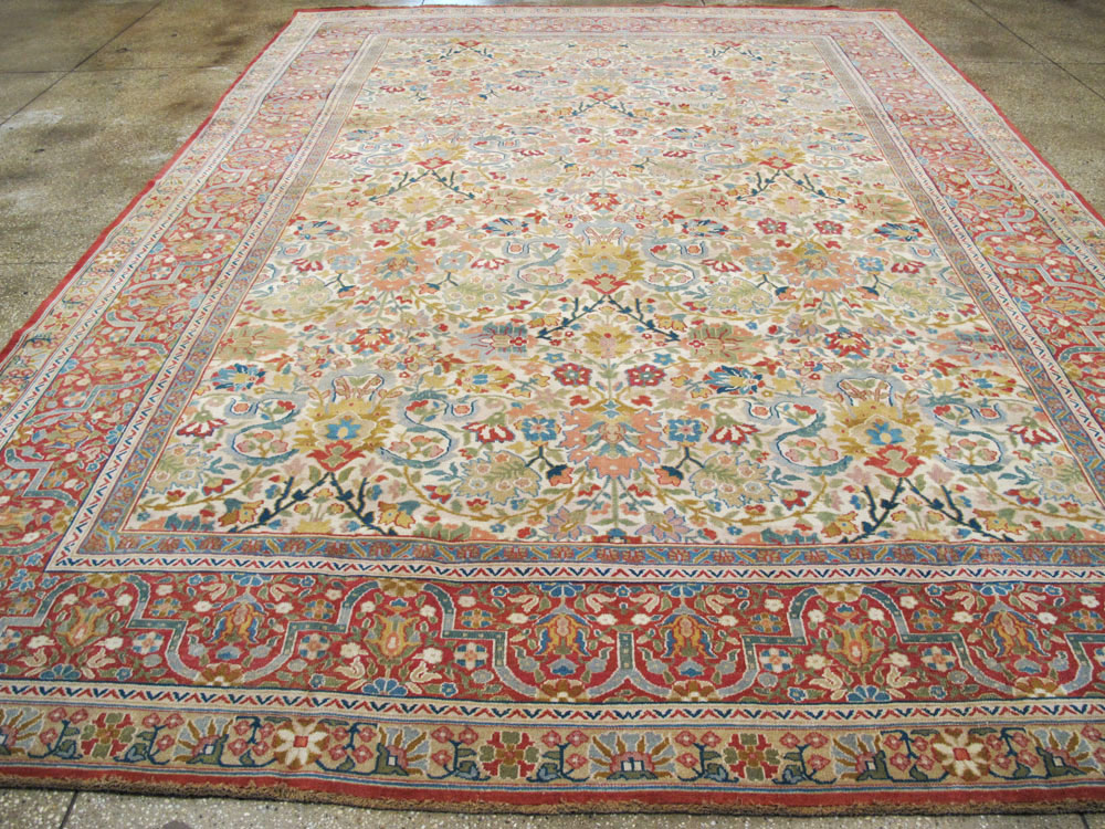 Antique Indian Lahore Carpet, No.18725 - Staging