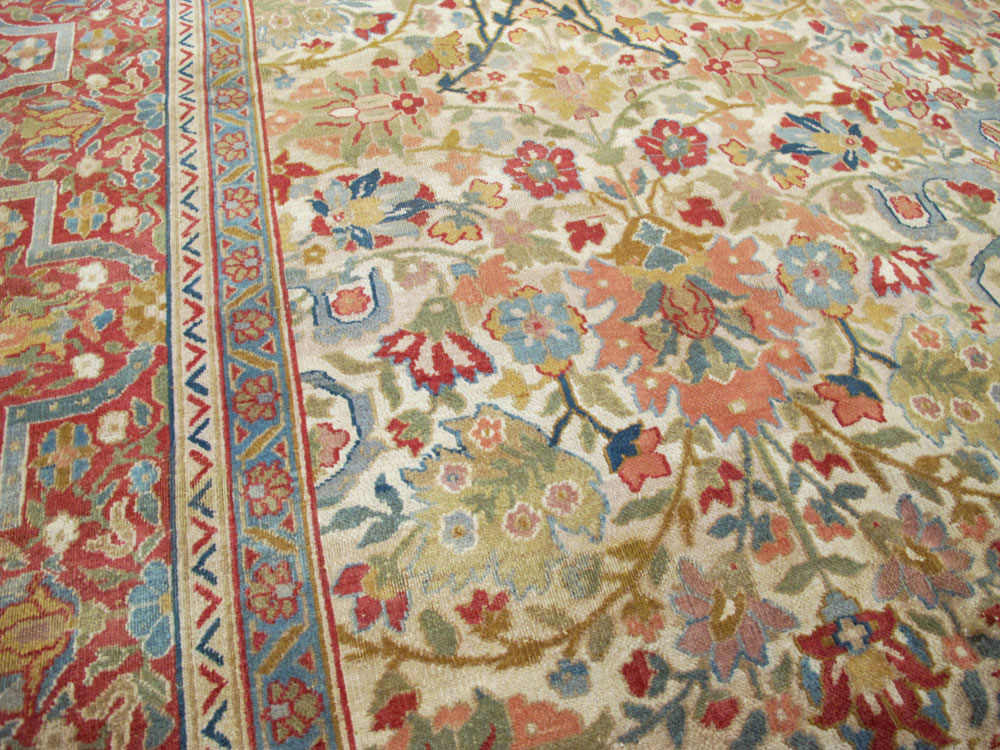 Antique Indian Lahore Carpet, No.18725 - Staging