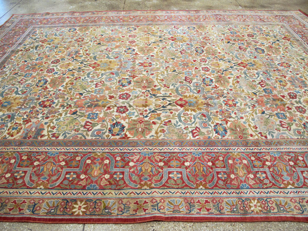 Antique Indian Lahore Carpet, No.18725 - Staging