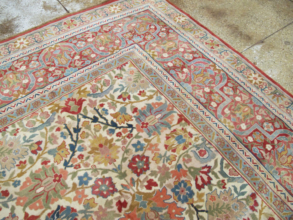 Antique Indian Lahore Carpet, No.18725 - Staging