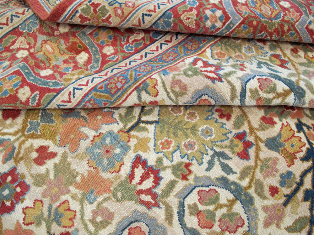 Antique Indian Lahore Carpet, No.18725 - Staging