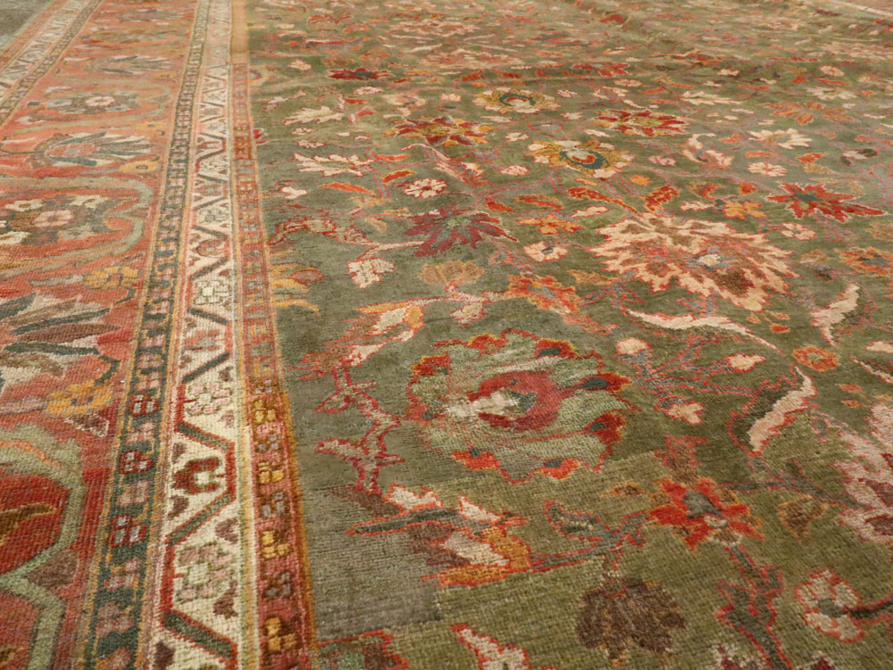 Antique Indian Amritsar Carpet, No.18732 - Staging