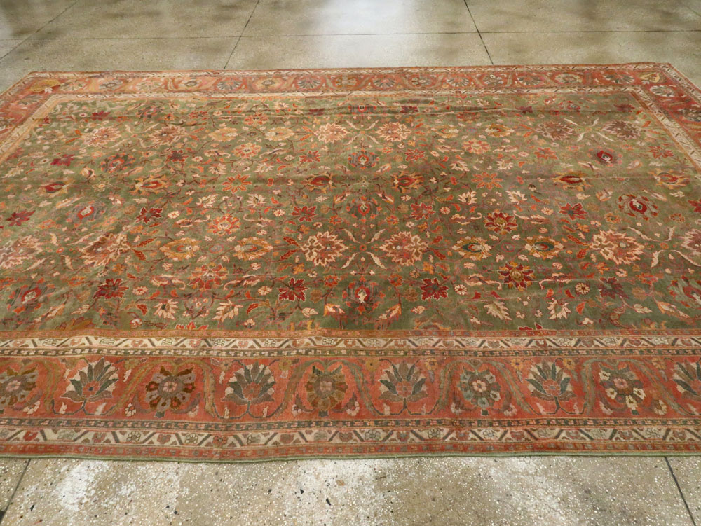 Antique Indian Amritsar Carpet, No.18732 - Staging