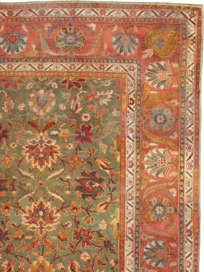 Antique Indian Amritsar Carpet, No.18732 - Staging
