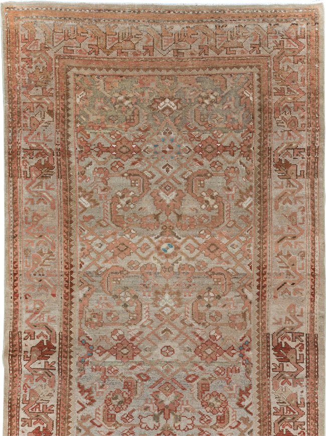 Vintage Persian Malayer Runner, No.18761 - Staging
