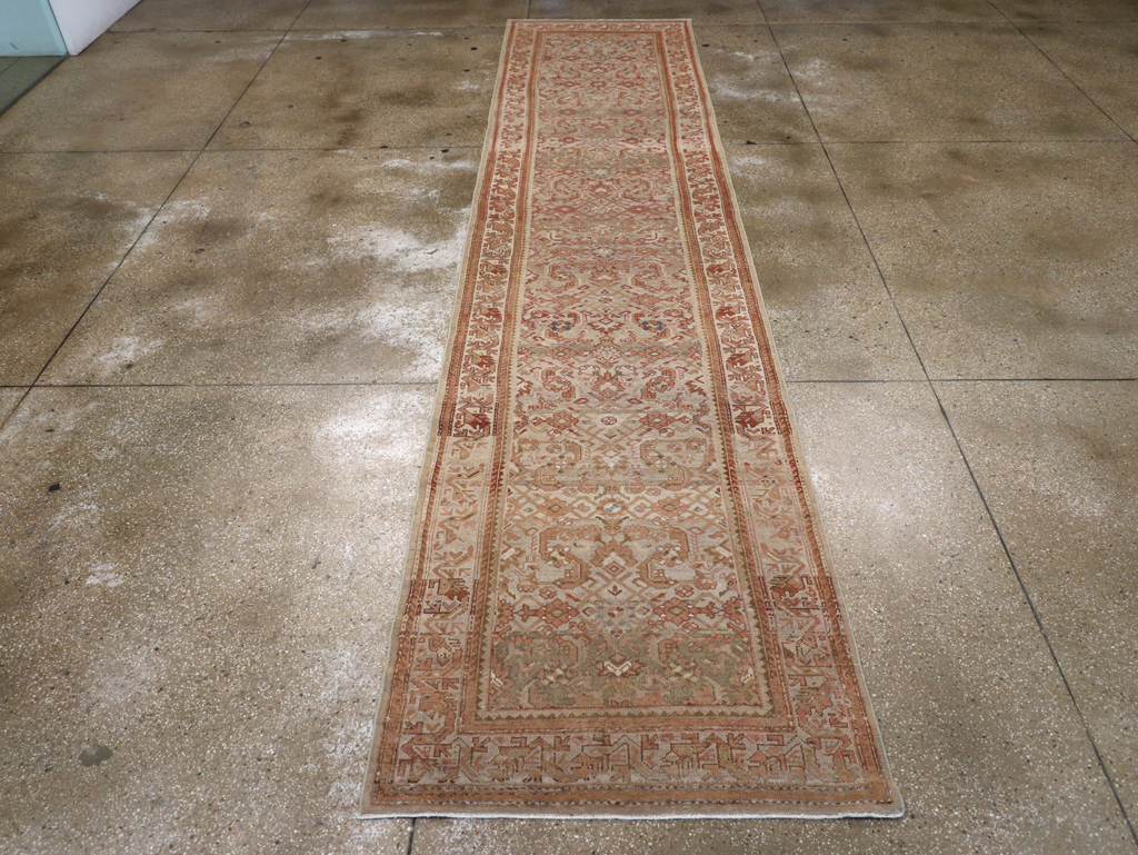 Vintage Persian Malayer Runner, No.18761 - Staging