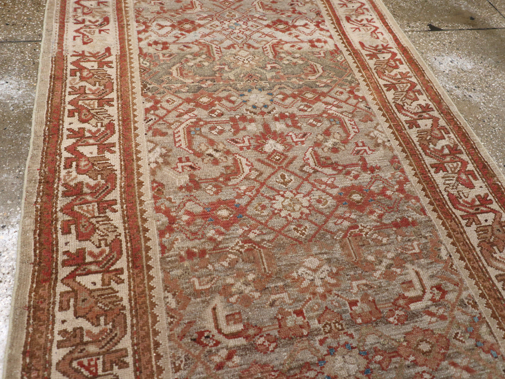 Vintage Persian Malayer Runner, No.18761 - Staging