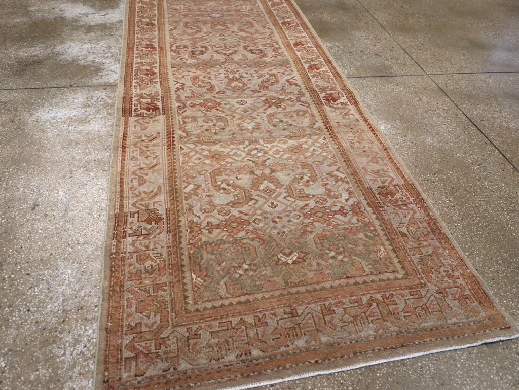Vintage Persian Malayer Runner, No.18761 - Staging