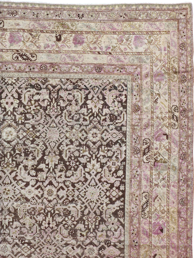 Vintage Persian Malayer Carpet, No.18767 - Staging