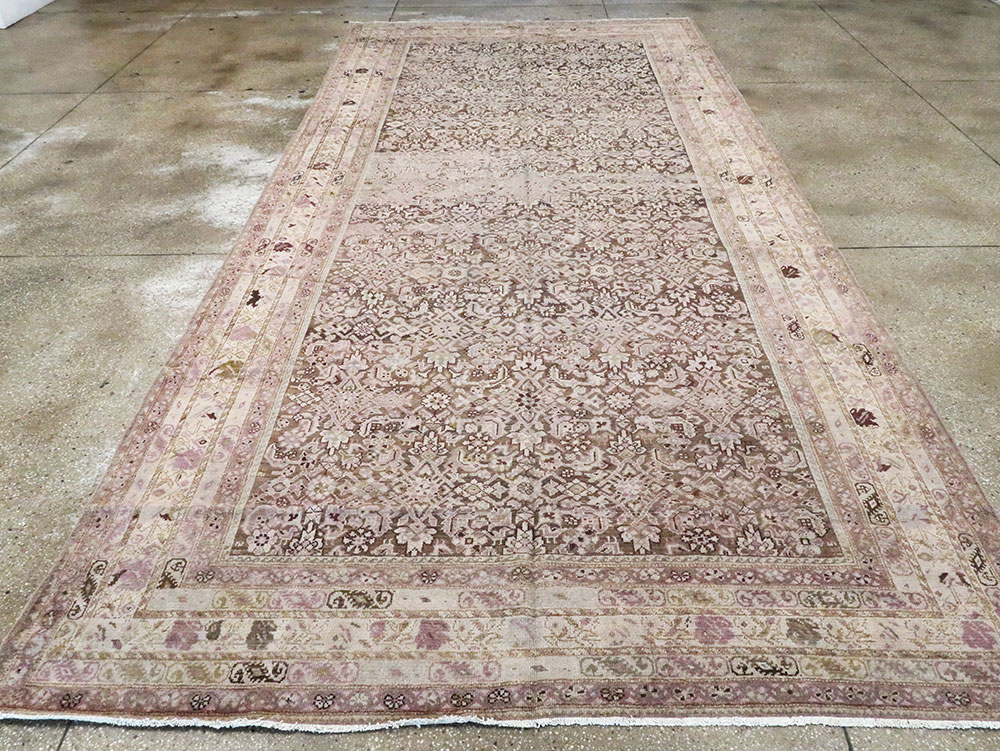 Vintage Persian Malayer Carpet, No.18767 - Staging