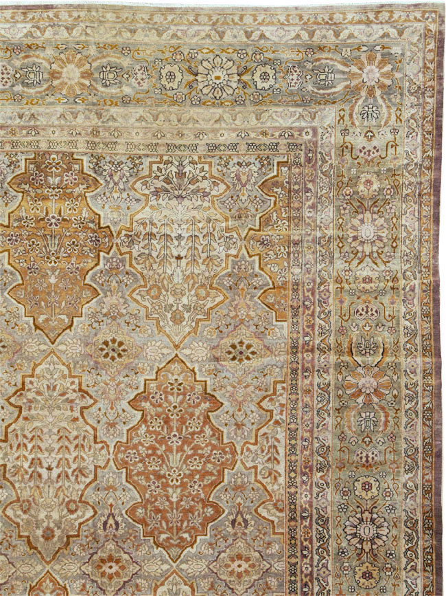 Antique Indian Lahore Carpet, No.18775 - Staging