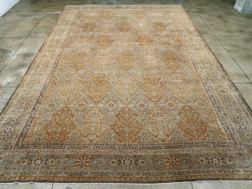Antique Indian Lahore Carpet, No.18775 - Staging