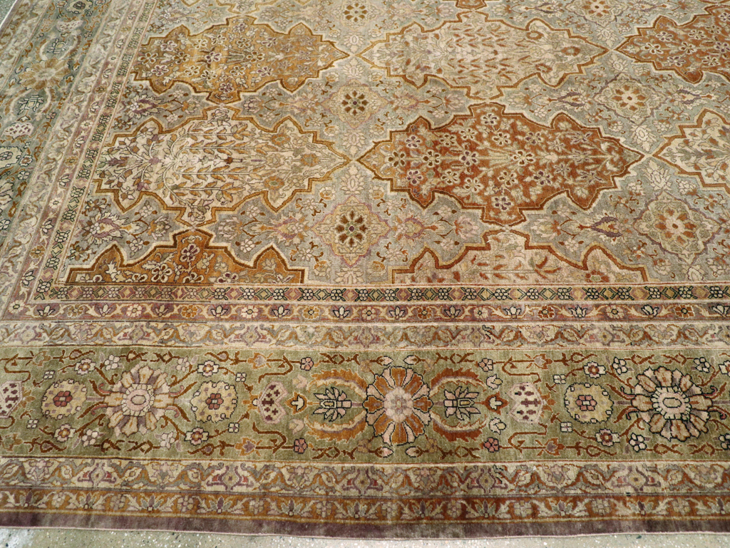 Antique Indian Lahore Carpet, No.18775 - Staging