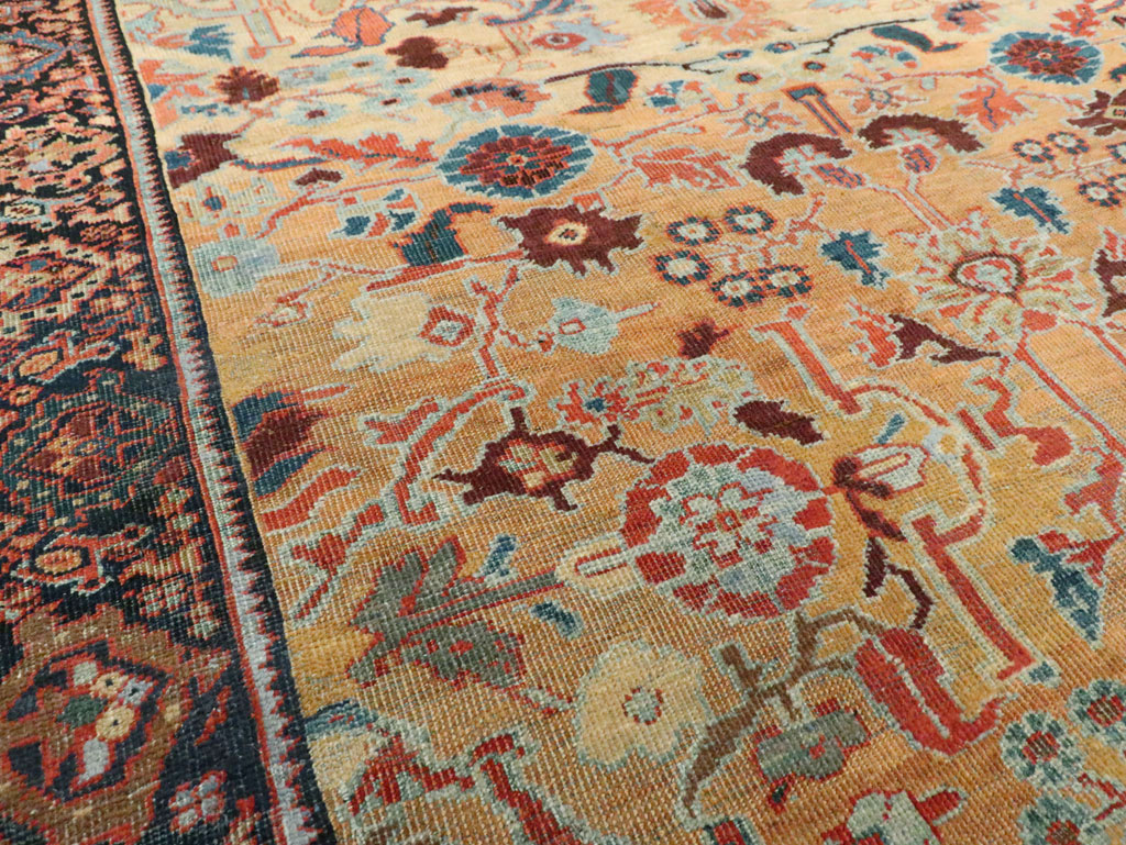 Antique Persian Sultanabad Carpet, No.18776 - Staging