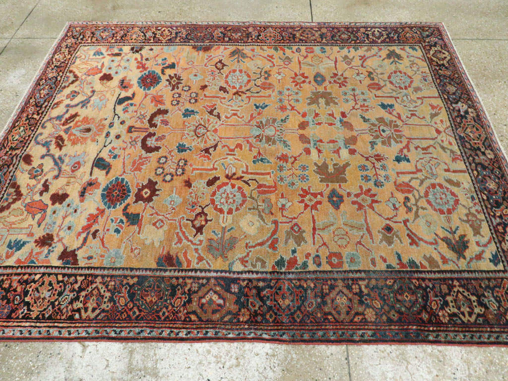 Antique Persian Sultanabad Carpet, No.18776 - Staging