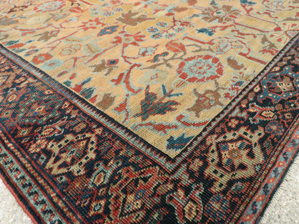 Antique Persian Sultanabad Carpet, No.18776 - Staging