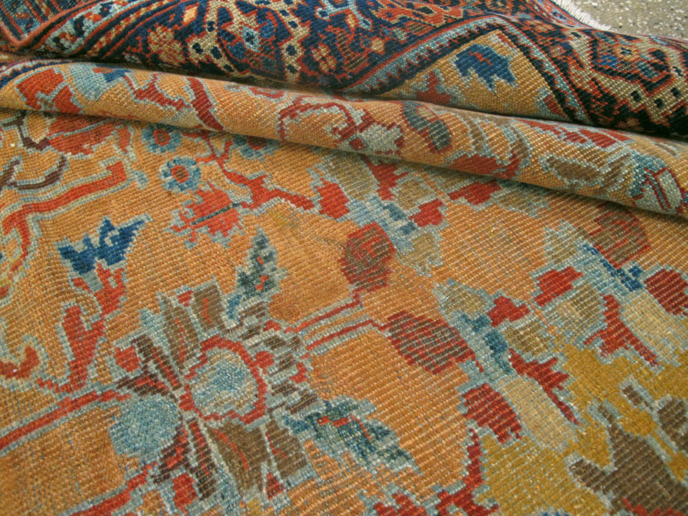 Antique Persian Sultanabad Carpet, No.18776 - Staging