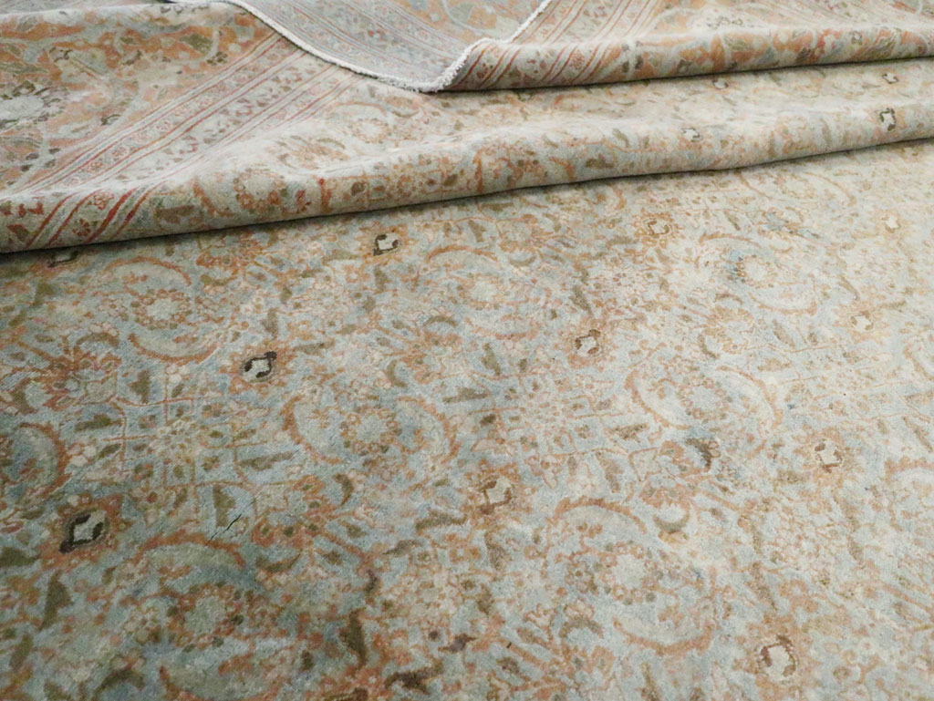 Antique Persian Tabriz Carpet, No.18778 - Staging