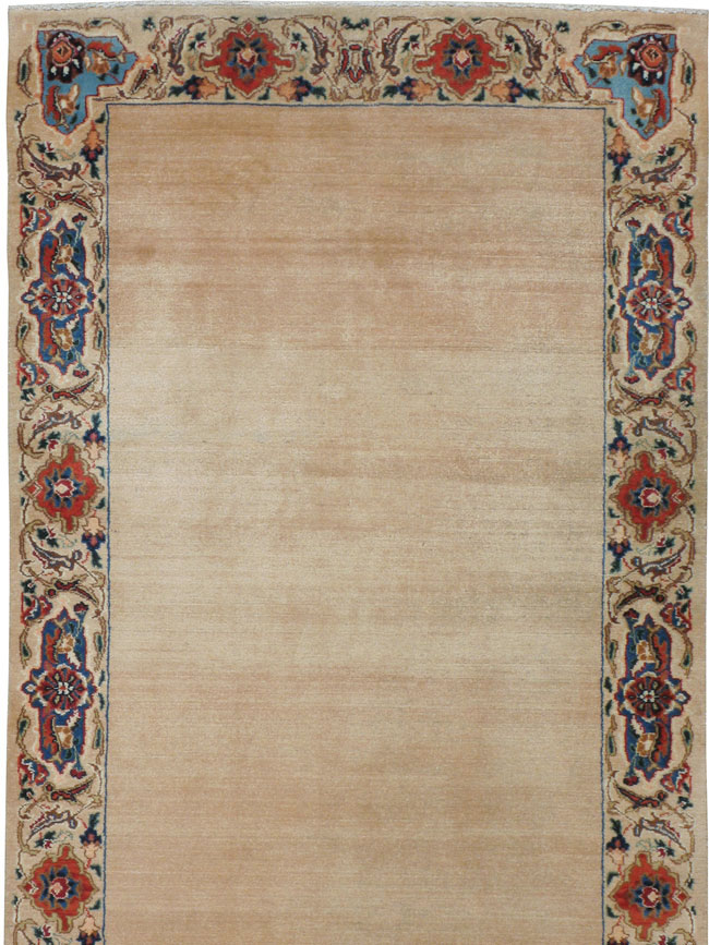 Vintage Persian Mashad Long Runner, No.18780 - Staging