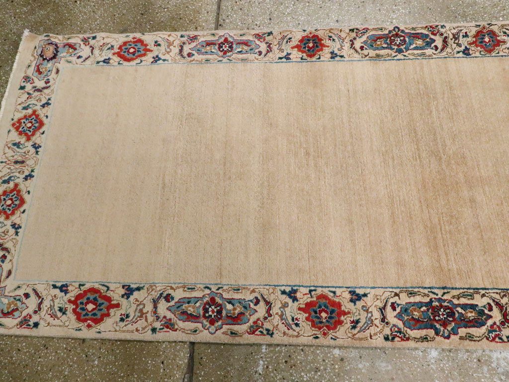 Vintage Persian Mashad Long Runner, No.18780 - Staging