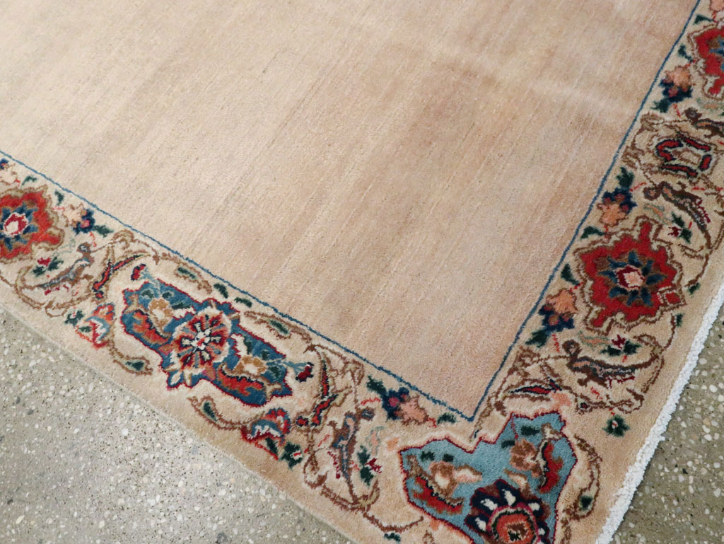 Vintage Persian Mashad Long Runner, No.18780 - Staging