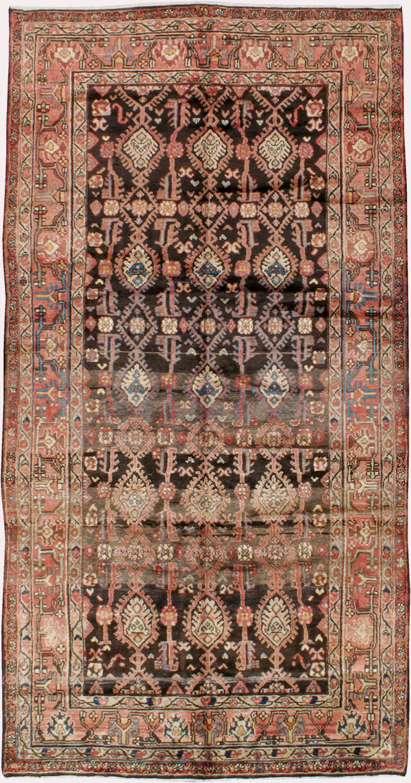 Vintage Persian Malayer Carpet, No.18785 - Staging