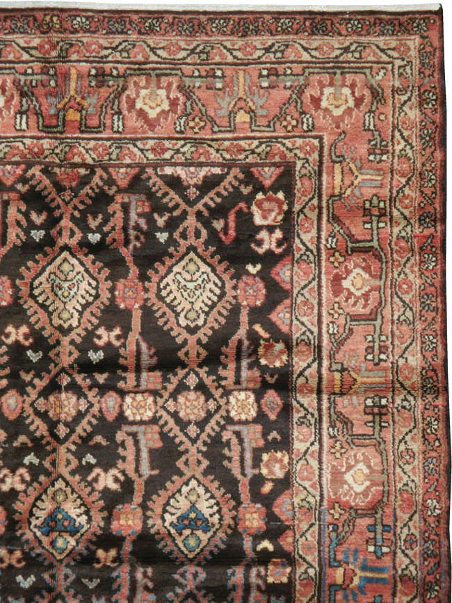 Vintage Persian Malayer Carpet, No.18785 - Staging