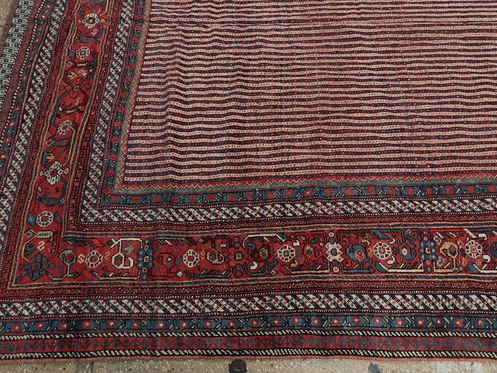 Antique Persian Qashqai Carpet, No.18791 - Staging