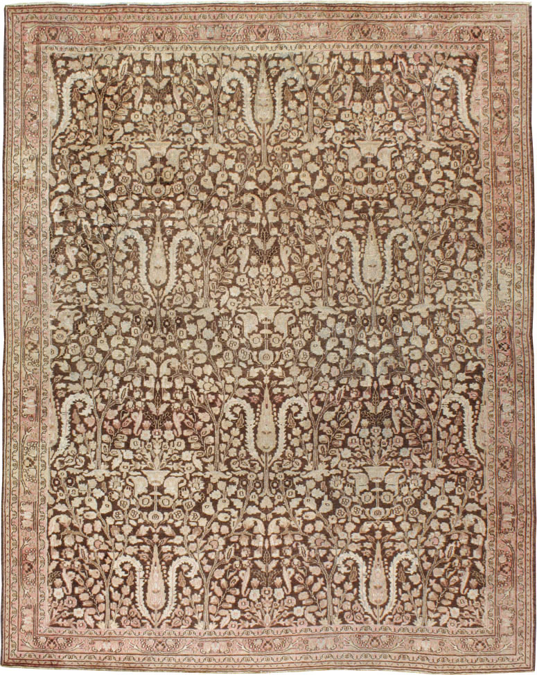 Antique Persian Mashad Carpet, No.18798 - Staging