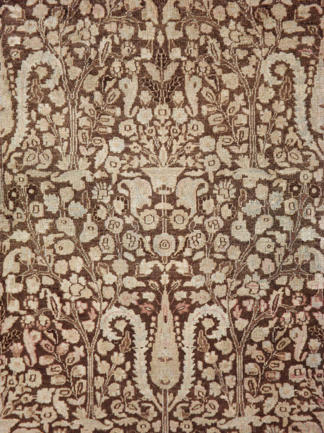 Antique Persian Mashad Carpet, No.18798 - Staging