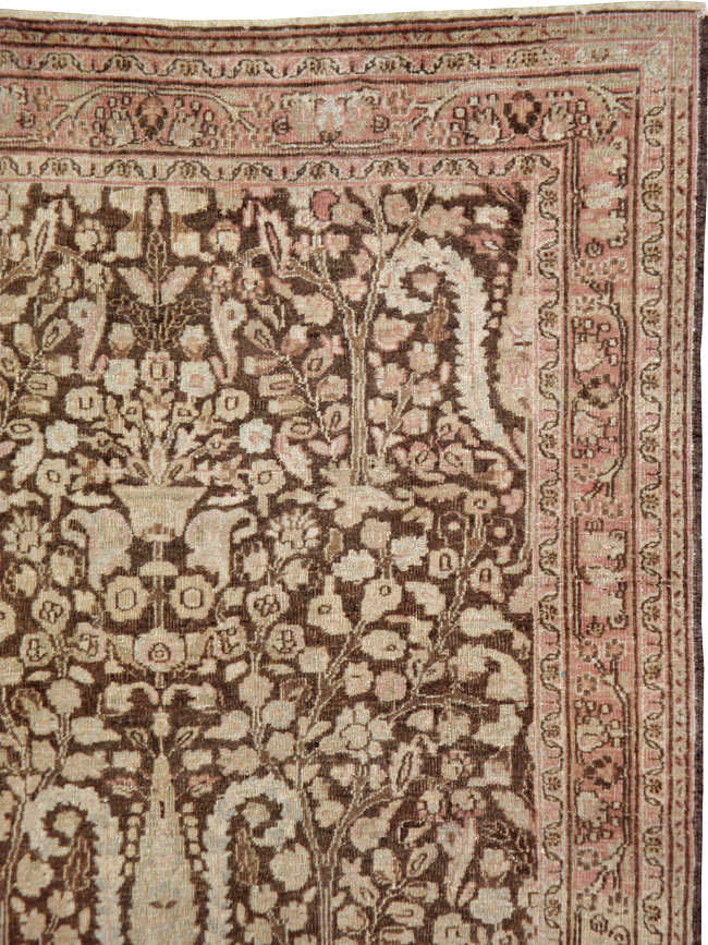 Antique Persian Mashad Carpet, No.18798 - Staging