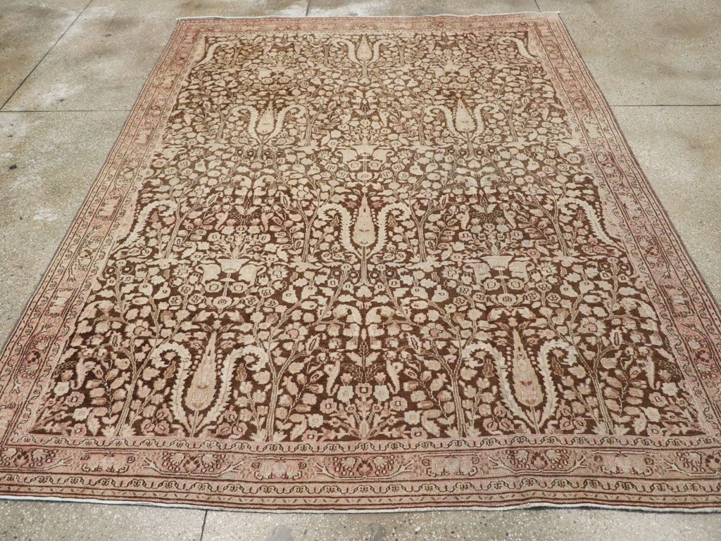 Antique Persian Mashad Carpet, No.18798 - Staging