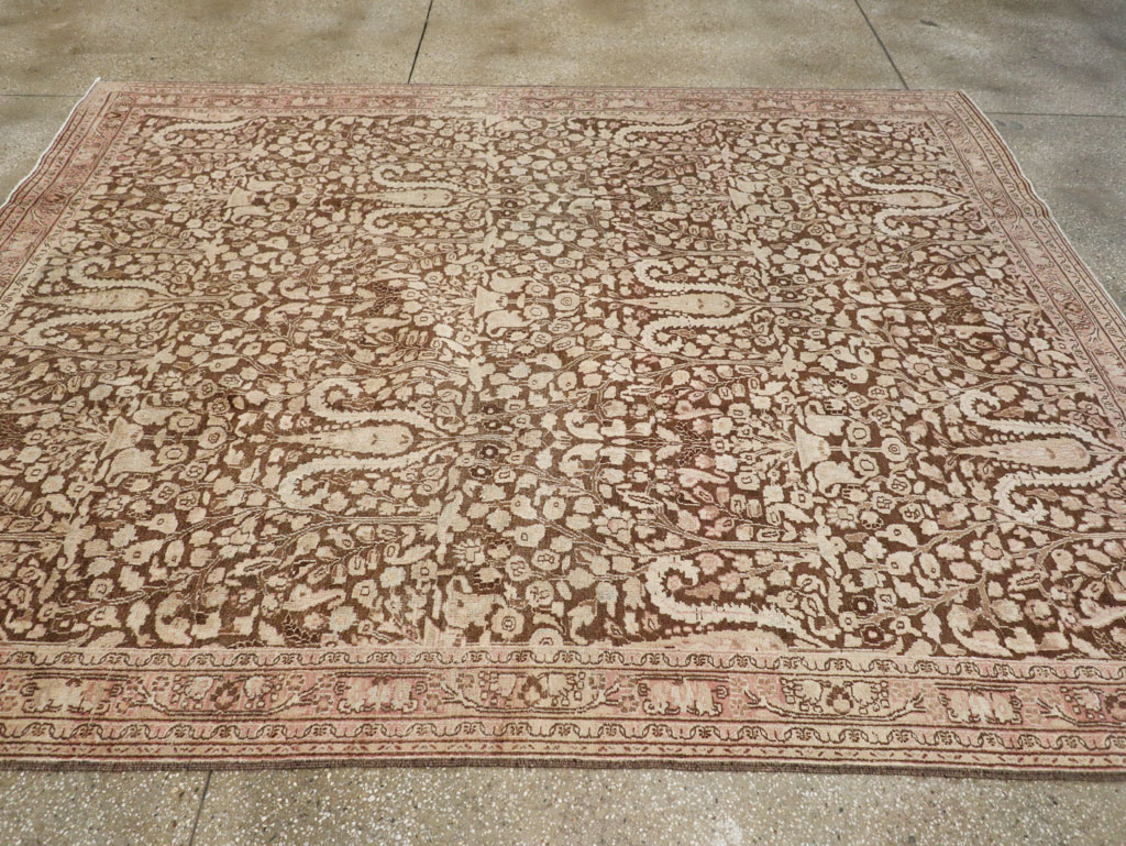 Antique Persian Mashad Carpet, No.18798 - Staging