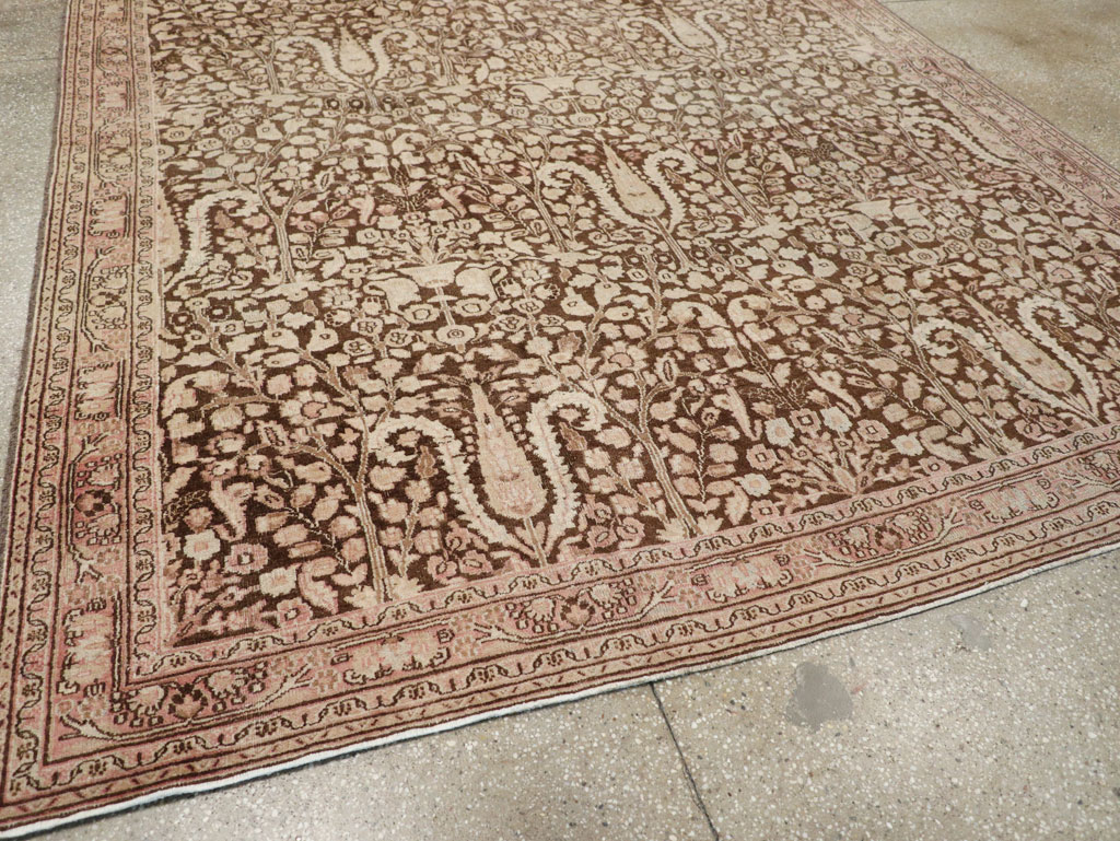 Antique Persian Mashad Carpet, No.18798 - Staging