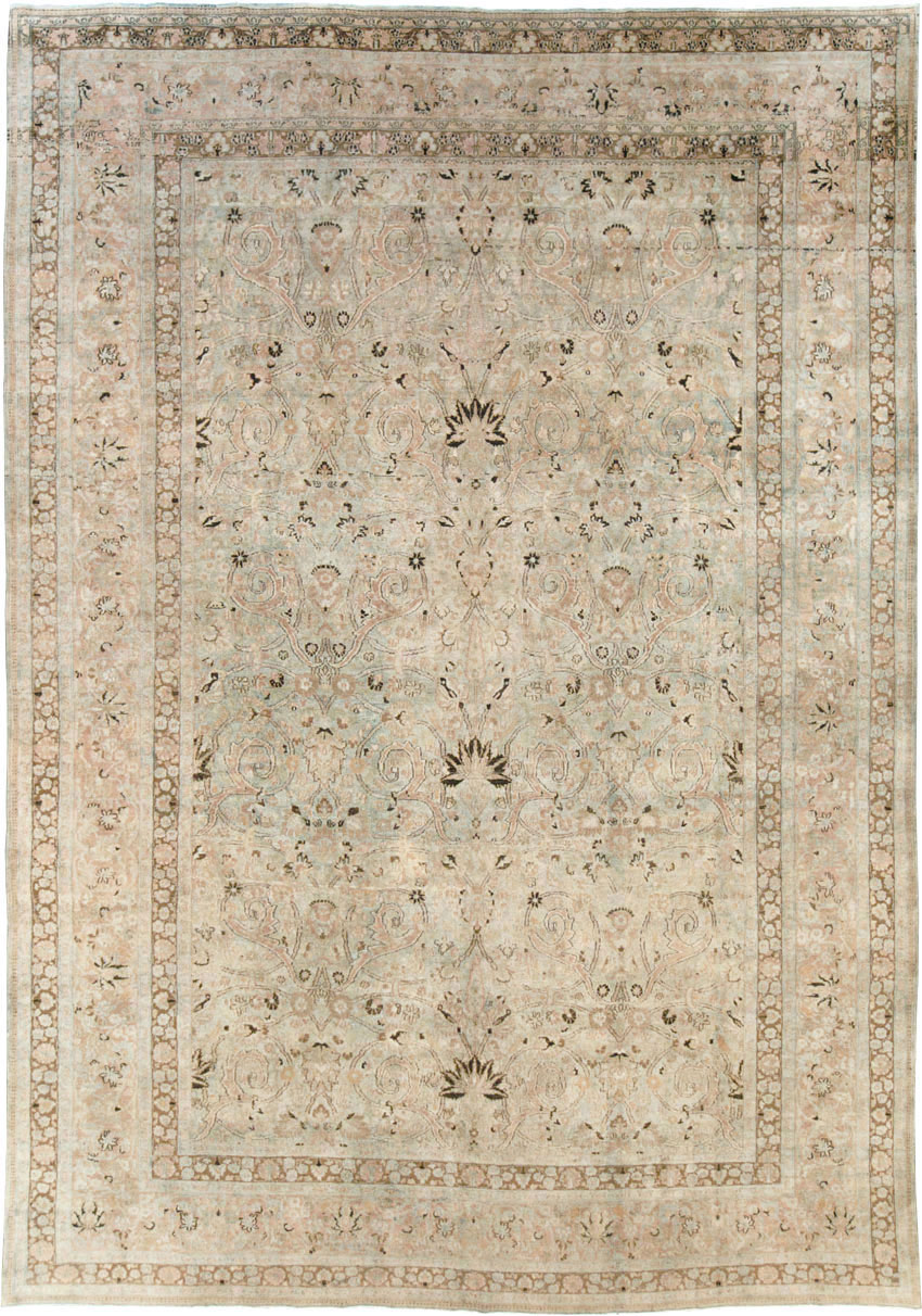 Antique Persian Mashad Carpet, No.18802 - Staging