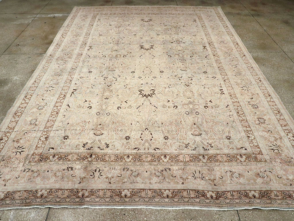 Antique Persian Mashad Carpet, No.18802 - Staging