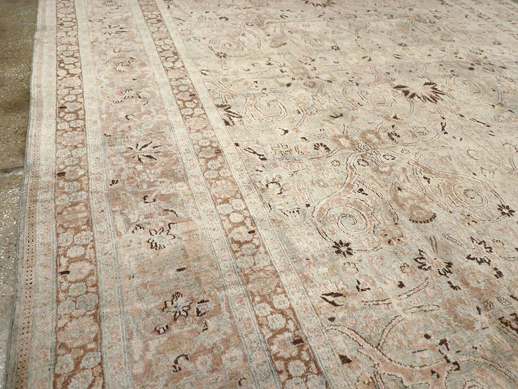 Antique Persian Mashad Carpet, No.18802 - Staging