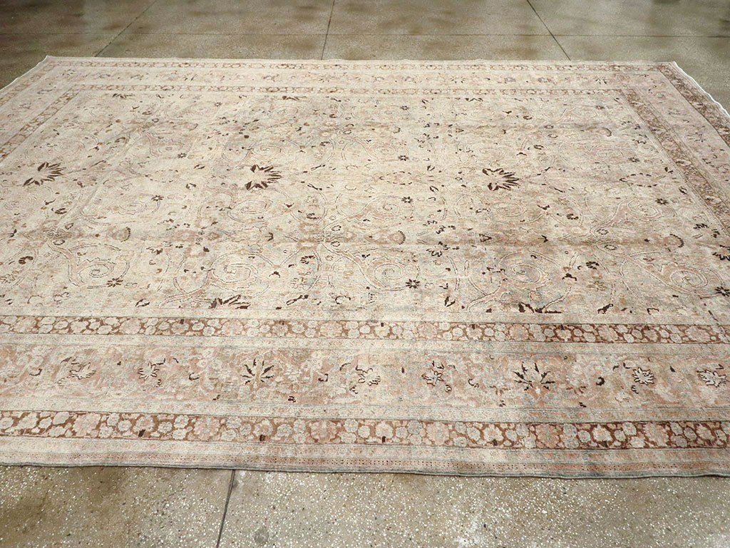 Antique Persian Mashad Carpet, No.18802 - Staging