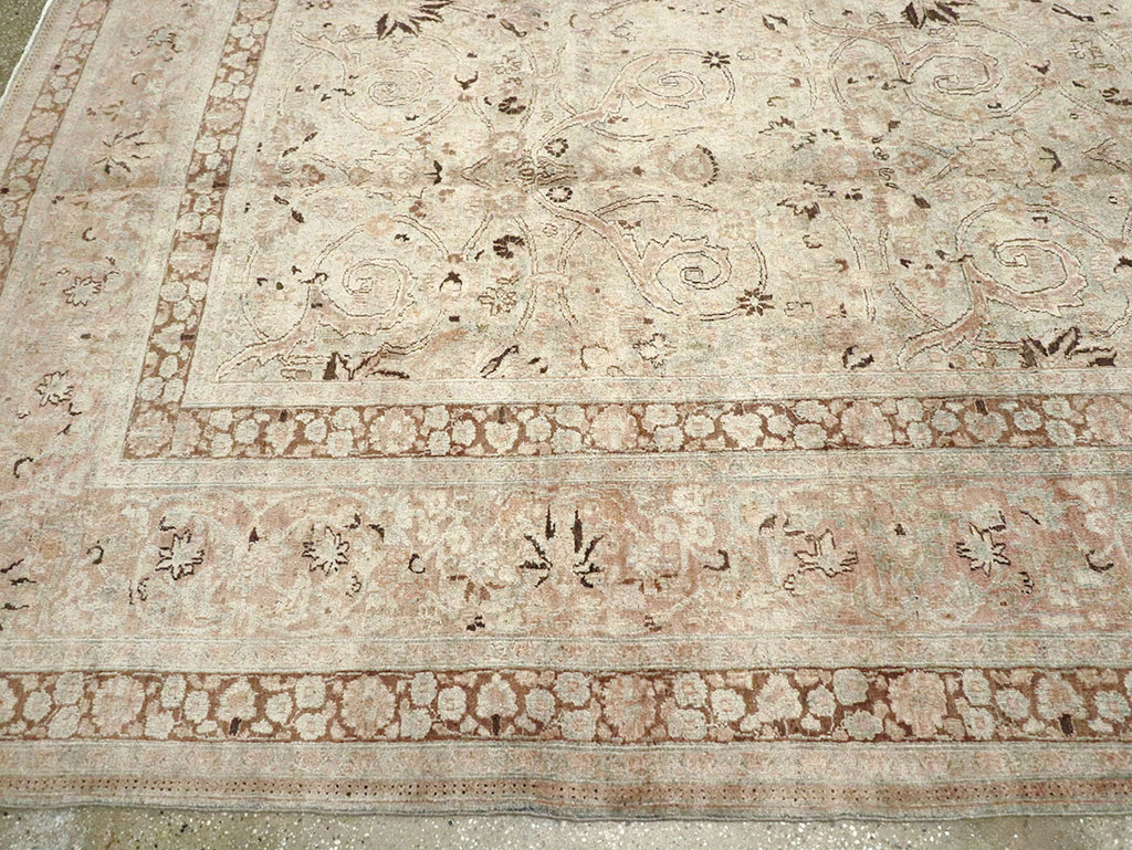 Antique Persian Mashad Carpet, No.18802 - Staging