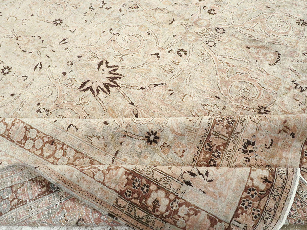 Antique Persian Mashad Carpet, No.18802 - Staging