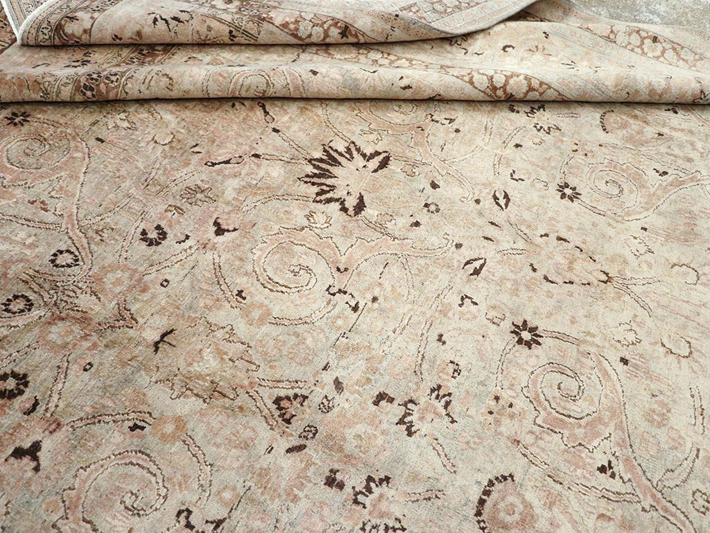 Antique Persian Mashad Carpet, No.18802 - Staging