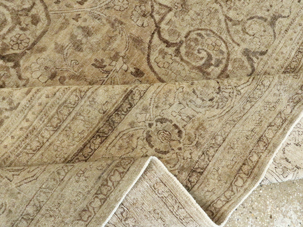 Antique Persian Tabriz Carpet, No.18812 - Staging