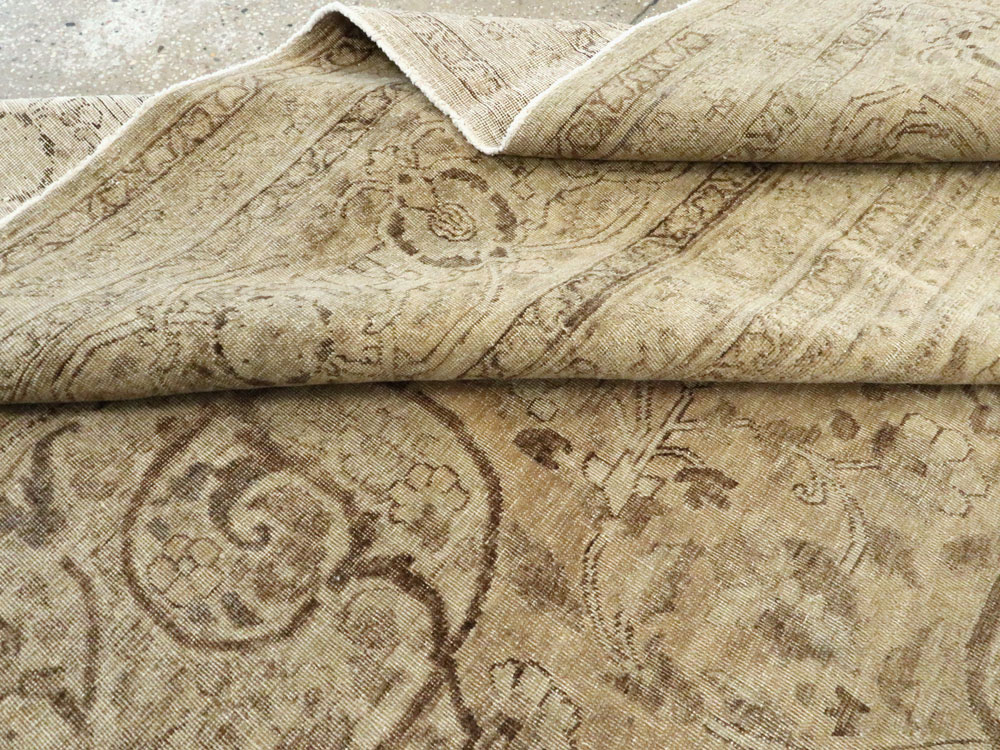 Antique Persian Tabriz Carpet, No.18812 - Staging