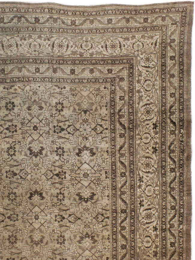 Antique Persian Tabriz Carpet, No.18815 - Staging
